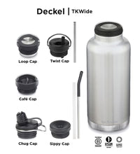 Klean Kanteen TKWide Vacuum Insulated 64oz (1900ml) with Loop Cap