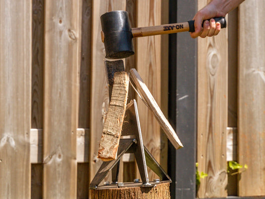 No Axe Spalter Set mit Hammer